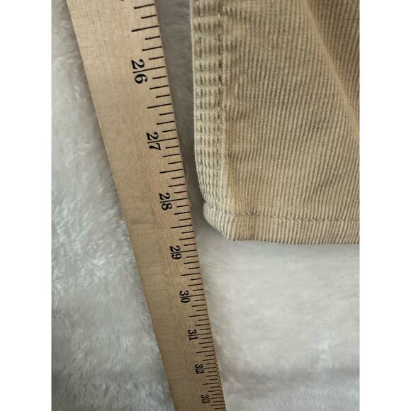 NWT Wrangler Tan Corduroy Pants 14 M Jeans Hippie Boho - Picture 5 of 8
